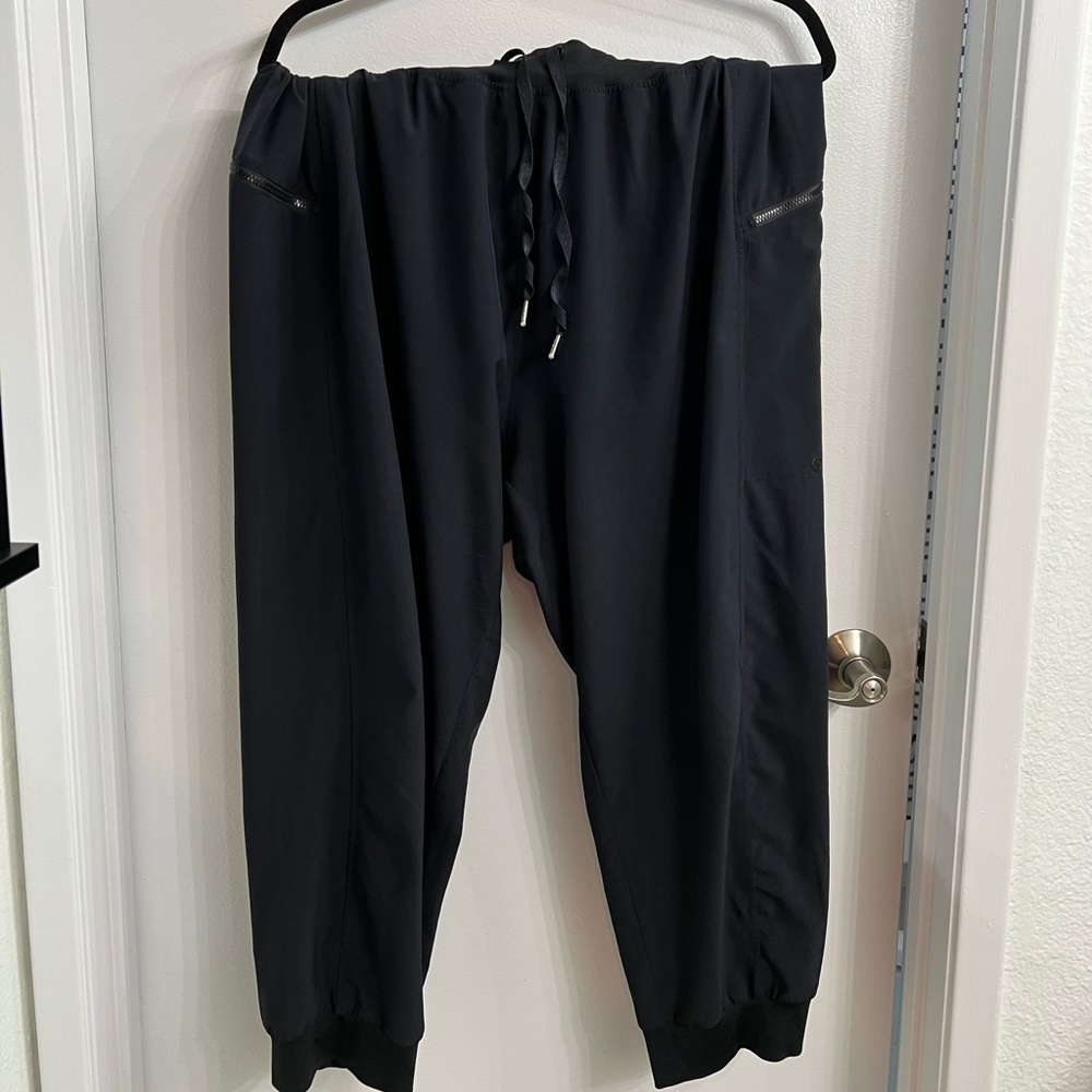 Stitch Fix joggers, black.